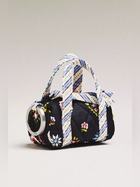 Rare! NWT Vera Bradley Anthropologie Original Duffle Bag-Shaped Bag Charm Black